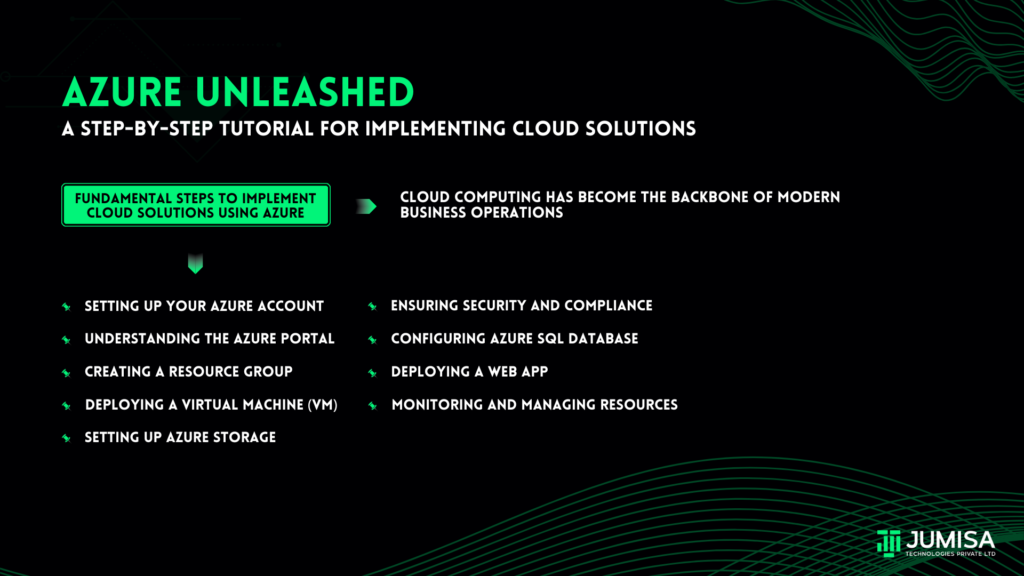Azure Unleashed: A Step-by-Step Tutorial for Implementing Cloud Solutions